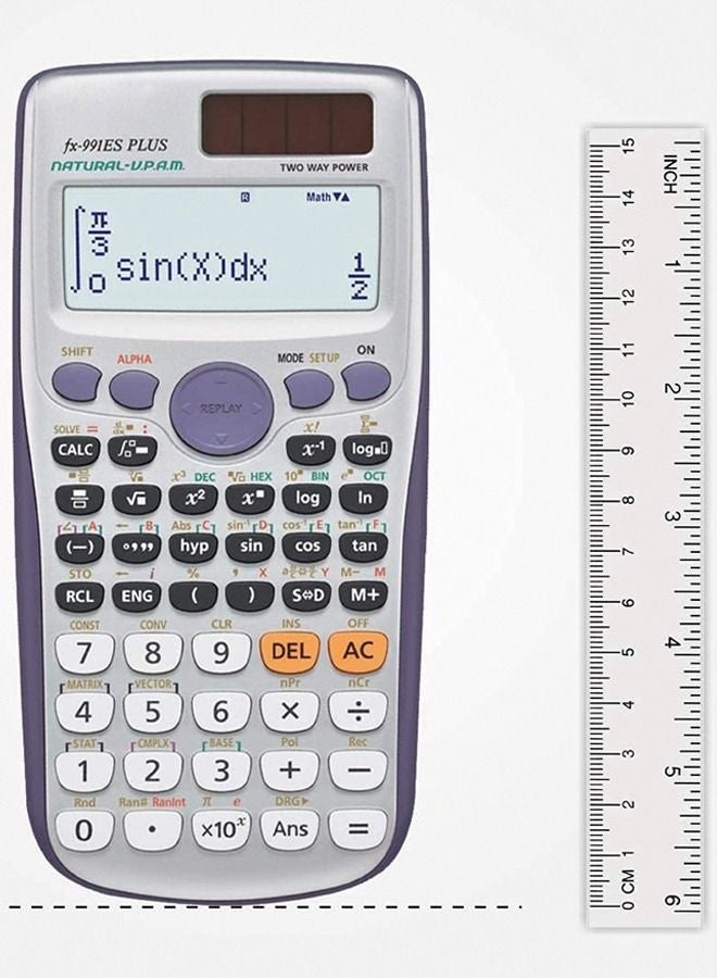 FX-991ES Plus Dot Matrix Scientific Calculator Silver - Image 5